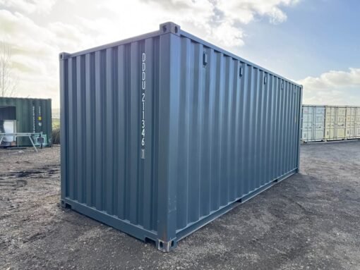 20 foot Charcoal One Trip Shipping Container - Image 2