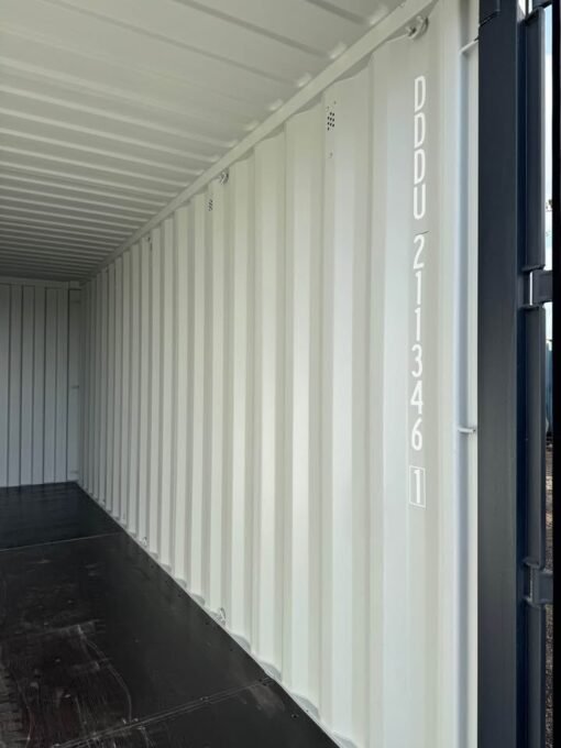 20 foot Charcoal One Trip Shipping Container - Image 5